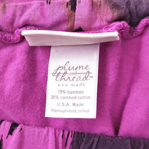 Vintage Plume & Thread Skirt Womens Size 2 Long Y2K Midi Pull On Boho Tie Dye - Picture 6 of 7